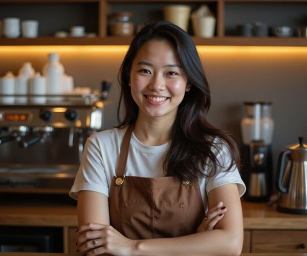 Belle, owner of Bubbs & Bites Cafe