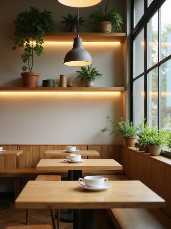 Interior of Bubbs & Bites Cafe